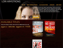 Tablet Screenshot of loriarmstrong.com